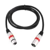 Freeshipping New 3Pin XLR -kabelhane till kvinnlig M/F Audio Cord -skärmad kabel för mikrofonblandare Kabel WPUUH