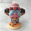 Action Toy Figures 11cm Anime Figur Tony Chopper Candy Cake Kawaii Figur PVC Collectible Model Toys for Kid Birthday Present 230410