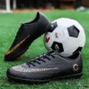 Chaussures de sécurité Bottes de football basses pour hommes Chaussures de football FGTF légères pour enfants Crampons de football d'entraînement en plein air antidérapants Large Grande taille 48 231110