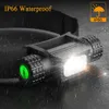 Head lamps Super Bright LED Headlamp 7 Lighting Modes Zoomable Torch Headlight IP66 Waterproof USB Rechargeable 18650 Battery Flashlight P230411