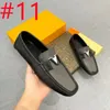 37 Model Top Cowhide Shoe Luxury Men loafer Designer äkta läder skoess svart gula mjuka mäns kausalskor man loafers märke