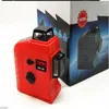 Freeshipping High Quality XE-65D Laser 12 Line 3D Laser Level 360 Vertikal och horisontell Xeast 3D-lasernivå Självutsläpp Röd balk GTVJN