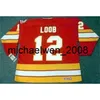 Weng HAKAN LOOB 1989 CCM Vintage Turn Back Away Hockey Jersey All Stitched Top-quality Any Name Any Number Any Size Goalie-Cut