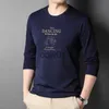 T-shirts pour hommes Top Grade Mulberry Soie 5,2% Nouvelle marque de mode 2023 Designer Luxe Graphique Hommes T-shirt À Manches Longues Tops Casual Hommes Vêtements J231111