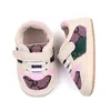 Baby Shoes First Walkers Newborn Baby Girls Boys Soft Sole Shoe Anti Slip PU with Canvas Sneakers 0-18M