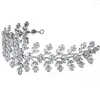 Haarspeldjes Bruiloft Accessoires Zirkonia CZ Bruids Tiara's En Kronen Hoofdband Luxe Zachte Bruiden Hoofdtooi Prom Party Vrouwen Sieraden