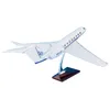 Aircraft Modle Baza ABS Material 1 70 45cm Airplane Aircrafts Gulf Stream G650 House Color Original Plane Model 231110