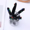 Pc 4 In1 Ballpoint Pen Push-type 0.7mm School Blue Student Green Office Writing Mark Supply Core Red Bl K3k3