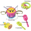 Batterie Percussion 5 pièces/ensemble éducatif bébé enfants rouleau tambour Instruments de musique Kit de bande enfants jouet bébé enfants coffret cadeau 230410