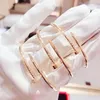 Armbänder Designer Armreif 18 Karat Gold Ich liebe dich Armband Modedesigner Damen Armreif Männer und Frauen Valentinstag Hochzeitsgeschenk Schmuck