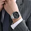 Нарученные часы модные мужчины часы 2023 роскошные часы Классические бизнес -римские цифры Pave Zircon Quartz для настоящего