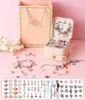 Acrílico plástico lucite moda grande buraco contas para charme pulseira fazendo conjunto de jóias criativas diy crianças presentes bonito acessórios kit 231110