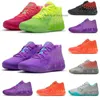 MB.01OG Bottes LaMelo Ball 1 MB.01 Hommes Chaussures de basket-ball Sneaker Black Blast Buzz LO UFO Pas d'ici Queen City Rick et Morty Rock Ridge Rouge Hommes