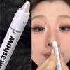 Sombra de olhos Branco Highlighter Eyeshadow Pen Matte Olhos Canto Iluminando Pérola Delineador de Alto Brilho À Prova D 'Água Glitter Deitado Silkworm Stick 231110