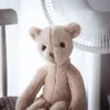 Plush Dolls 35CM Roman Holiday Series Plush Doll Bear Toys Can Get Dressed And Undressed Clothes Bear Doll Children Stuffed Plush Toys Gifts 230410