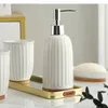 Bath Accessory Set Ceramic Bathroom Supplies Toilet Four-piece Tray Brushing Wash Mouth Cup Kit Toothpaste Dispenser