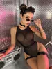 Seksi Set Ellolace Seks Şehvetli İç çamaşırı Bodysuit Tanga Kılıç Kemeri Erotik Şeffaf Oyuncak Ayı Porno Egzotik Kostümler Tempt Babydoll 230411