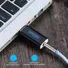 Freeshipping USB Zewnętrzna karta dźwiękowa USB do AUX JACK 35 mm Adapter słuchawkowy z mikrofonem bez napędu Zewnętrzne dla PS4 PC Computer Laptop LDWQC