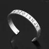 Bangle Nordic Viking Rune Amulet Armband med presentväska