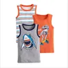 T-Shirts 2 7Y Kinder Unterwäsche Baumwolle Jungen Tanks Tops Baby Boy Sommer Weste Camisole Kinder Solide Unterhemd Ärmellos 230411