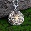 Hanger Kettingen 10 stks Noorse Kompas Ketting Mannen Vikings Runen Rvs Vegvisir Amulet Sieraden