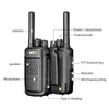 Andere sportartikelen XF888S 8W 5200mAh Walkie Talkie Twoway Radio UHF 400470MHz 16CH Walkietalkie Radio's Transceiver Match Baofeng 231110