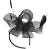 Bandanas Tea Party Hat Fascinator Clip Hatts Head Bands Women Flower Retro Abs Headpiece Woman Hair Snap Clips