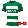 23 24 Sporting CP Lisboa voetbalshirts Lissabon Jovane Sarabia Vietto Coates Acuna Home Away Away 2023 2024 Football Shirt Men and Kids