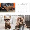 Abrigo para mascotas de invierno Diseñador Ropa para perros Suéteres lindos para cachorros Letra F Ropa para perros de lujo Mascotas Apperal Suéter cálido para traje grande Drop Dh9Wi