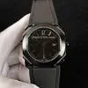 Дизайнерские часы 41 мм Octo PVD Полностью черный стальной корпус 102737 BGO41BBSVD N Черный циферблат Автоматические мужские часы с резиновым ремешком Высокое качество 3283