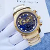 Horloges Heren aangepast luxe quartz uurwerk 45,5 mm wijzerplaat roestvrij staal 904L hoogwaardig horloge