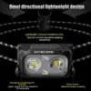 Head lamps NITECORE NU25 UL Headlamp 400 Lumen USB Rechargeable LED Headlamp Three Light Source Lamp Built-in Battery Flashlight Head Torch P230411