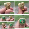 1987 Anillo del Campeonato Nacional de los Huracanes de Miami Venta al por mayor Regalo para fanáticos Entrega directa Dhnci