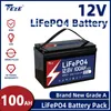 12V 50AH 100AH ​​200AH 300AH LIFEPO4 Batterij Lithium Iron Fosfaat Ingebouwde BMS 6000 Cycle LED-dispiay voor zonneboot geen belasting