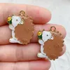 Charms 10pcs Cute Hedgehog Charm For Jewelry Making Enamel Necklace Pendant Diy Supplies Bracelet Phone Craft Accessories Gold Plated