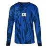 2023 سعاور المنتخب الوطني يرجع قمصان كرة القدم #13 لارين #21 Taas #7 D.Ceren Home Blue Away White Long Sleeve Football Resirts