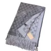 Designer Scarf Mens Luxury Scarf Womens Four Seasons sjal Fashion Letter Scarf Size 180x65cm 6 Färg Högkvalitativ valfri utsökta presentförpackningar