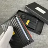 Luxury Card Holder Designer Wallet Luxury Man Woman Coin wallets Pebbled Business Card Case Leather purse Credit Cardholder Passport Bag no box