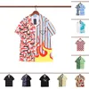 Herr design t-shirt polo vår sommarfärg ärmar tees semester kort ärm polo casual bokstäver utskrift toppar storlek range m-xxl