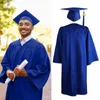 Party Hats Unisex Adult Graduation Gown Choir Robes Cap Clothing Set for High School and Bachelor Graduate Collage Student Uniform 230411