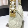 Designer bag chain paired with fashionable and versatile diamond pattern classic fragrance small