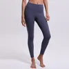 Kvinnors Activewear High-Rise Naked-Feel Pants Yoga Sports Hiplift Legings Workout Clothes D19037