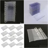 Labels Tags 60Pcs Plastic Sign Label Holder Hanging Hook Shelf Retail Price Tag Card Merchandise Display Stand Transparent Drop De Dh0Fk