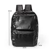 Grande taille hommes sac à dos de luxe en cuir PU souple sac à dos homme sac d'ordinateur mode voyage Camping sac à dos étudiant sacs d'école 230411