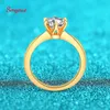 С боковыми камнями Smyoue 18K золотосека