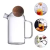 Dinnerware Sets Teapot Smooshmellow Heat-resistant Glass Pitcher Juice Can Cool Water Kettle Cork Jug Cold