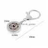 Nyckelringar Live Love Dream Aroma Key Chain Locket Essential Oil per diffusor med hjärtform hummerlås ring 5st kuddar Dr Dhgarden Dhljt