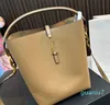 NOVO LE 37 Bolsa de designer Bolsa balde de couro brilhante Bolsas de ombro Bolsas femininas crossbody tote 2 em 1 mini bolsa