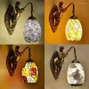 Wall Lamps BELLE Contemporary Mermaid Lamp Personalized And Creative Living Room Bedroom Hallway Bar Decoration Light