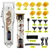 كليبرز قادين HIENA White Set Dragon Professional Hair Clipper Cordless Hair Trimmer للرجال ماكينة حلاقة قص الشعر ماكينة حلاقة اللحية 230411